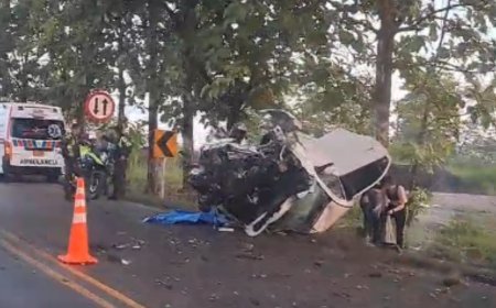 Siniestro vial en la vía Honda - Río Ermitaño deja una persona fallecida y otra herida