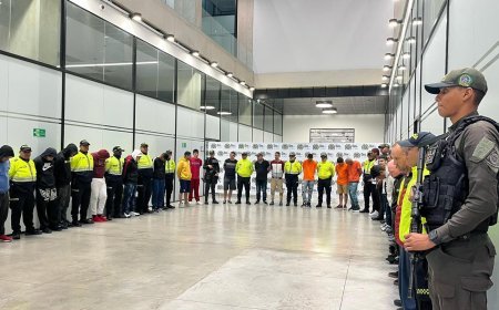 Duro golpe a la criminalidad en Bogotá, dio la policía.