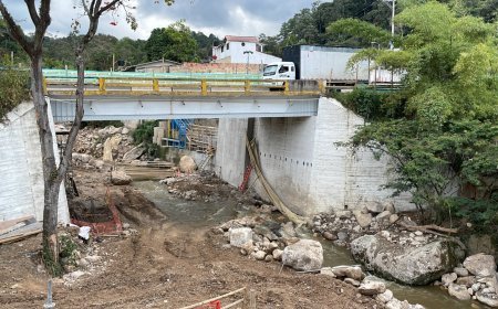 CAR suspendió maniobras de socavación en río de Silvania, Cundinamarca, que hacían parte de la ampliación de la vía Bogotá – Girardot