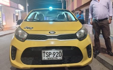 Taxista en Facatativá devuelve cartera con un millón de pesos olvidada en su vehículo