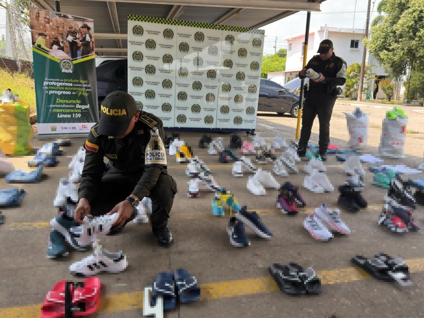 Autoridades evitan  comercialización de mercancía falsificada en el departamento de Santander