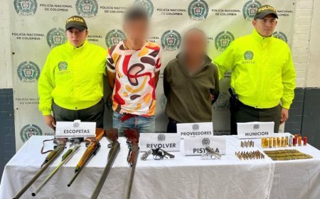 De manera simultánea, cayeron los traficantes de armas y munición de los municipios de Sasaima y Viotá, Cundinamarca