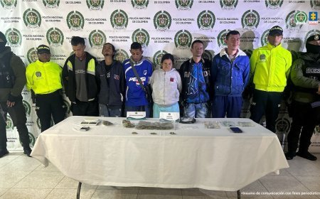 Judicializados presuntos integrantes de grupo delincuencial que estarían involucrados en tráfico local de estupefacientes en Soacha.