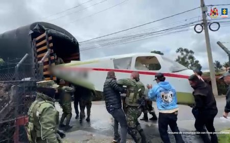 En Chía, descubierta avioneta que iba ser acondicionada para, al parecer, mover cargamentos de cocaína