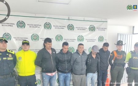 Judicializados cinco presuntos responsables del transporte de calzado falsificado en Cundinamarca.
