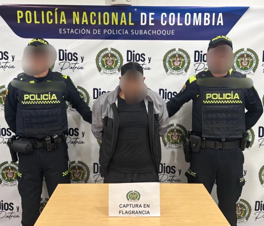 Capturado en flagrancia por hurto de vehículo en Subachoque gracias a plan candado y reacción conjunta
