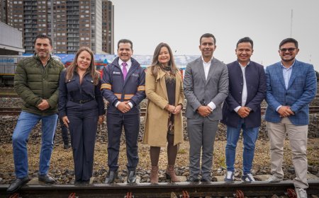 "Las promesas se cumplen y las obras comienzan", dijo el gobernador Jorge Rey al recibir de INVIAS el corredor férreo para Regiotram