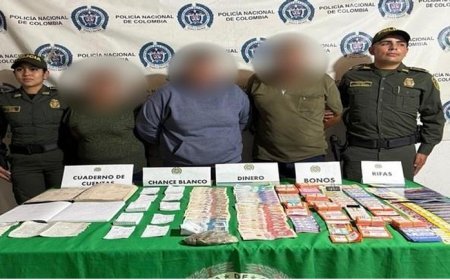 En Guaduas, duro golpe a la venta ilegal de chance propinó la policía