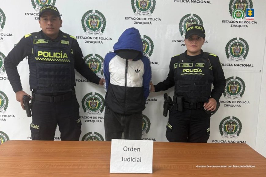 Judicializado presunto integrante de grupo delincuencial que estaría involucrado en el tráfico local de estupefacientes en Zipaquirá