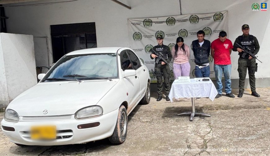 Judicializados presuntos implicados en la extorsión y hurto de un vehículo a una comerciante en Fusagasugá, Cundinamarca.