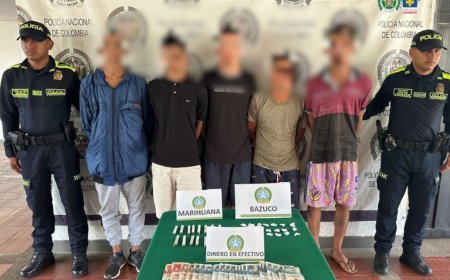 Desarticulado grupo delincuencial que estaría involucrado en el tráfico local de estupefacientes en Flandes, Tolima.