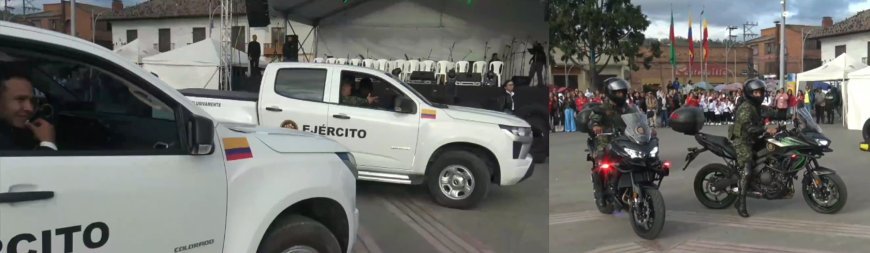 Así se efectúa la activación de la unidad motorizada del Batallón de Infantería n.º 38 "Miguel Antonio Caro"