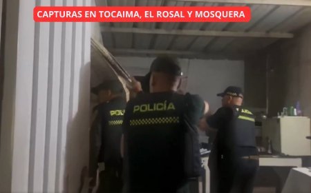 Golpe contundente al microtráfico en Cundinamarca, capturas en Tocaima, El Rosal  y Mosquera