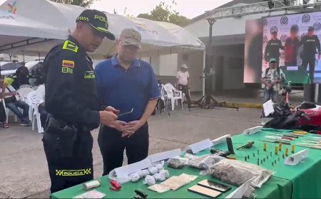La Policía Nacional presenta un contundente balance contra el crimen en el Alto Magdalena