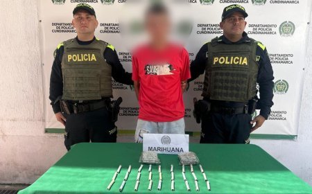 En Flandes, Tolima fue capturado un hombre por porte de estupefacientes.