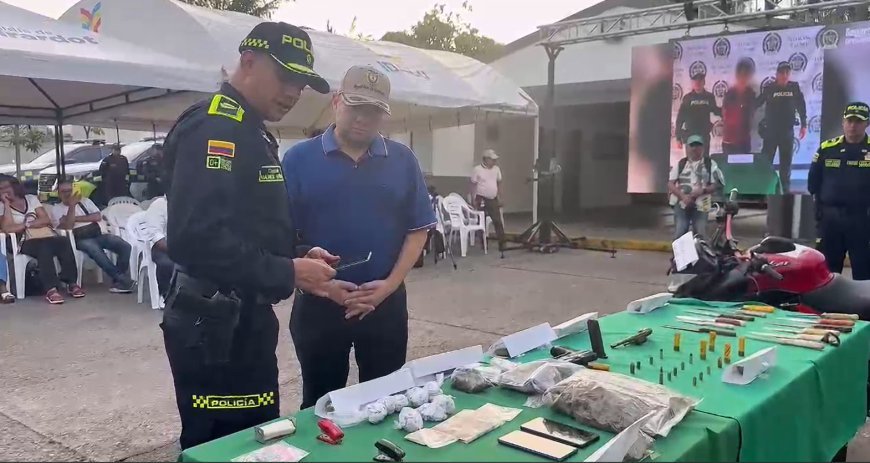 La Policía Nacional presenta un contundente balance contra el crimen en el Alto Magdalena