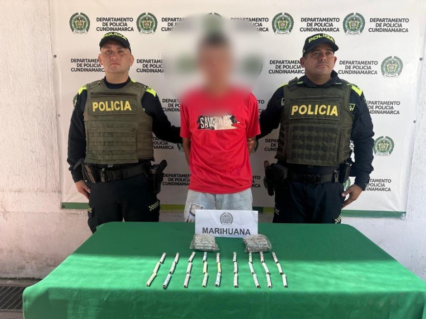 En Flandes, Tolima fue capturado un hombre por porte de estupefacientes.