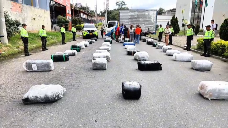 Incautada tonelada y media de marihuana en Chinauta.