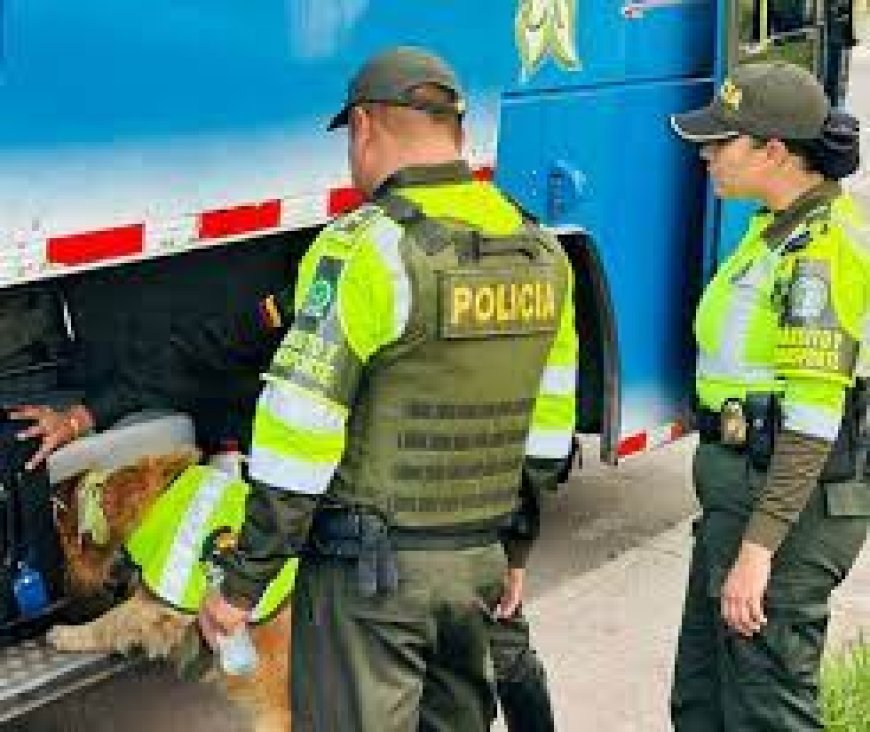 Balance operativo de la policía en el departamento de Cundinamarca.