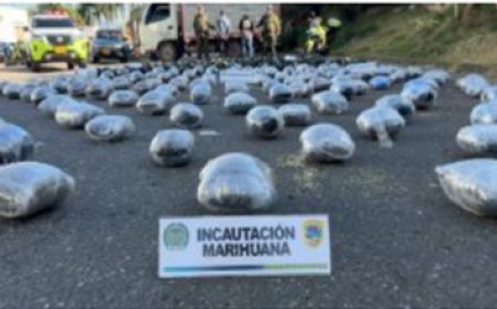 La policía nacional incautó 170 kilos de marihuana ocultos entre cerveza