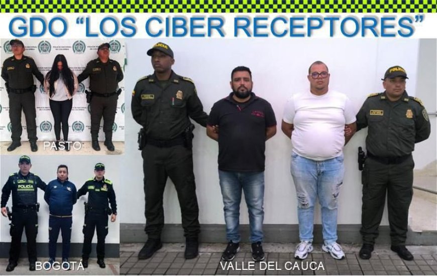 Capturados “Los Ciber Receptores” que desangraban económicamente a Cundinamarca.