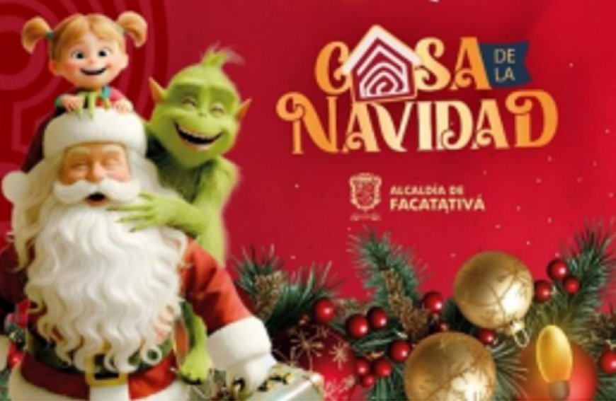 ¡Facatativá enciende la magia! este 5 de diciembre se ilumina la casa de la navidad