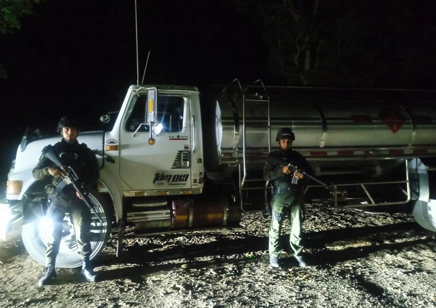 Mediante estrategias tácticas del GOES se recuperaron 3.500 galones de combustible que minutos antes habían sido hurtados del poliducto Puerto Salgar - Mancilla.