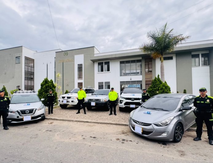 En tiempo récord, la policía recuperó cinco vehículos que habían sido hurtados de un parqueadero en Fusagasugá.