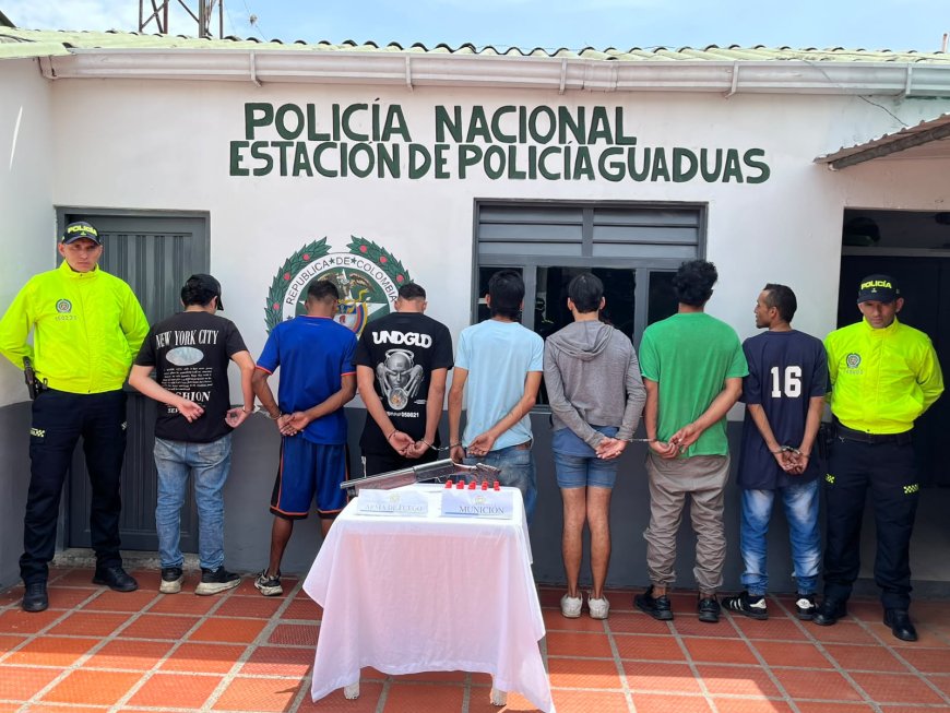 En Guaduas fue desarticulada la banda delincuencial comandada por alias  “Barbas JR”