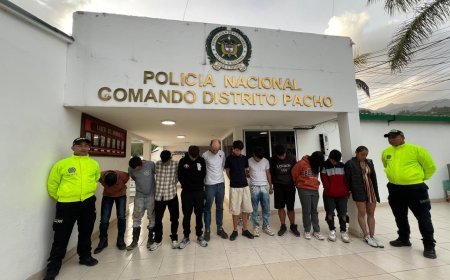 Cae en Pacho la banda 'Los del San José': 11 capturados por presunto microtráfico cerca de colegios y espacios públicos