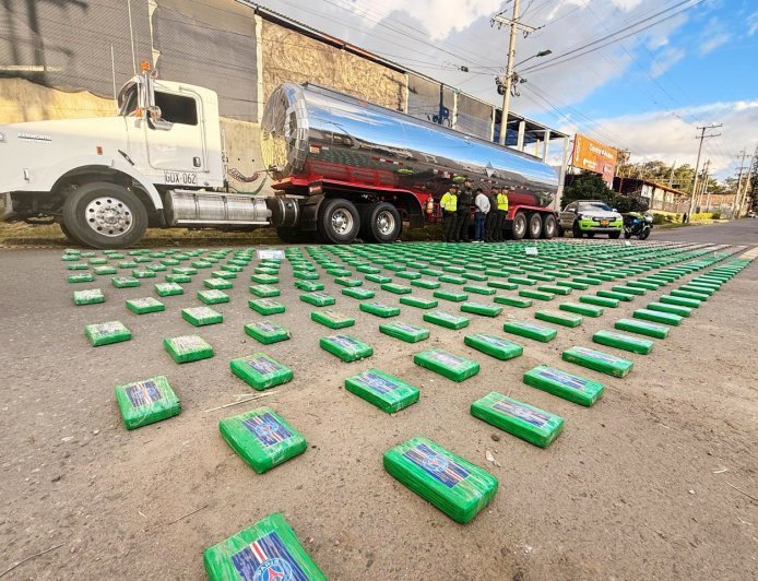 Otro duro golpe al narcotráfico en Cundinamarca. Caen más de un millón de dosis de cocaína.